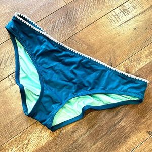 ☀️SHADE & SHORE Teal Ruched Bikini Bottom
